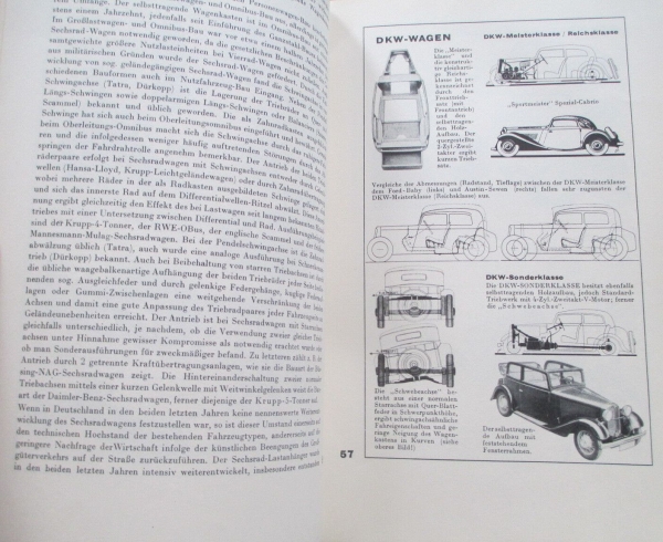 "Technisches DDAC-Jahrbuch 1933" Vehicletechnic 1933 (9843)